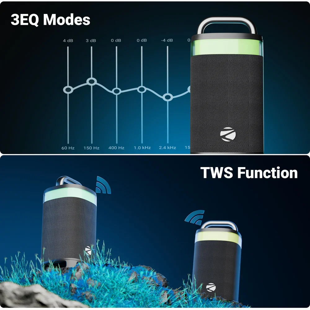 Zebronics Bluetooth Speaker RGB 100w Axon 500 view 5